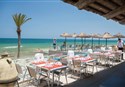 foto terasa restauracie hotela Shems Holiday Village v stredisku Monastir v Tunisku