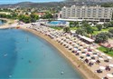 foto pohlad na areal hotela Palmariva Beach hotel na ostrove Evia v Grecku