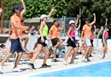 foto aquagym v hoteli Medena v letovisku Trogir v Chorvatsku