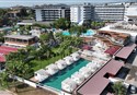 foto nekonecny bazen hotela Mira Meridia Beach Resort v Alanyi v Turecku