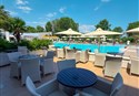 foto terasa a bazen hotela Olympian Bay Grand Resort, stredisko Leptokarya, Olympska riviera, Grecko