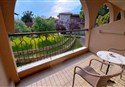 foto balkon hotela Portes Beach, stredisko Nea Potidea, Chalkidiki, Grecko
