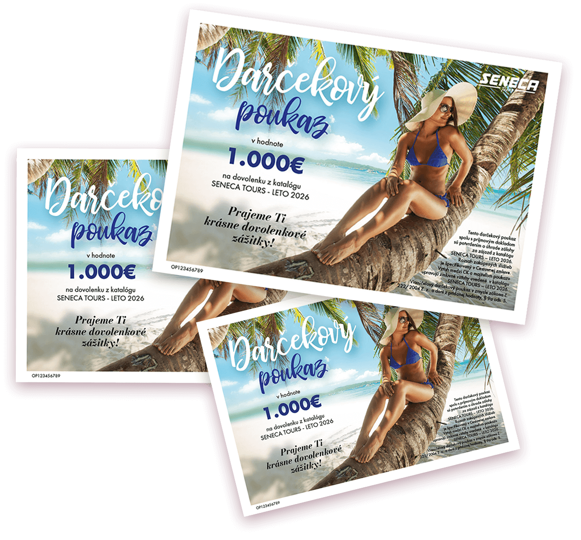 SENECA Tours - Darčekový poukaz 